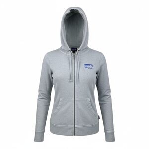 Patagonia Women's Full Zip Hoodie Size XS Gray Organic Cotton Hoodie Outdoor